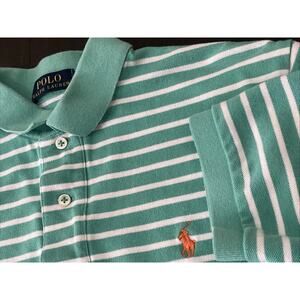 Polo Ralph Lauren Men’s Medium Cotton Short Sleeve Striped Polo Preppy Vintage